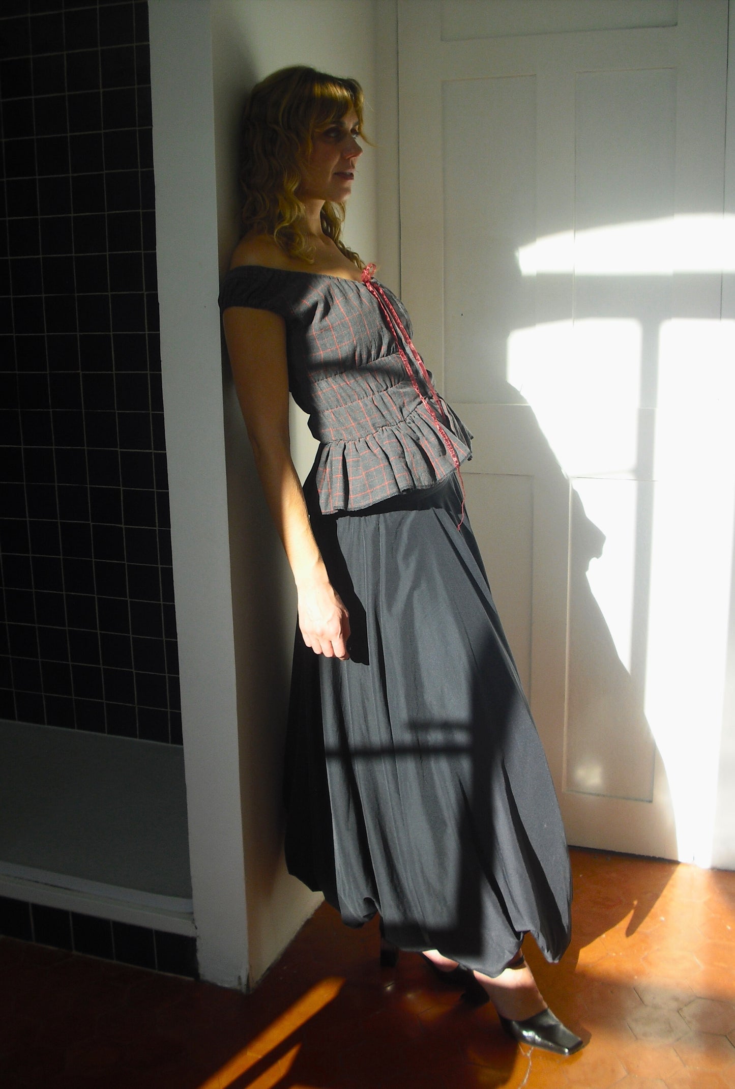 Nadene Top - karo rouge