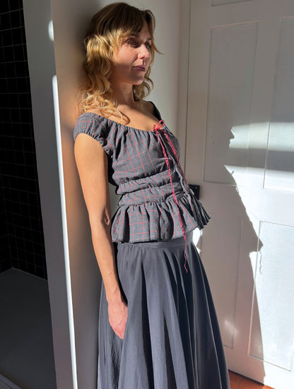 Nadene Top - karo rouge