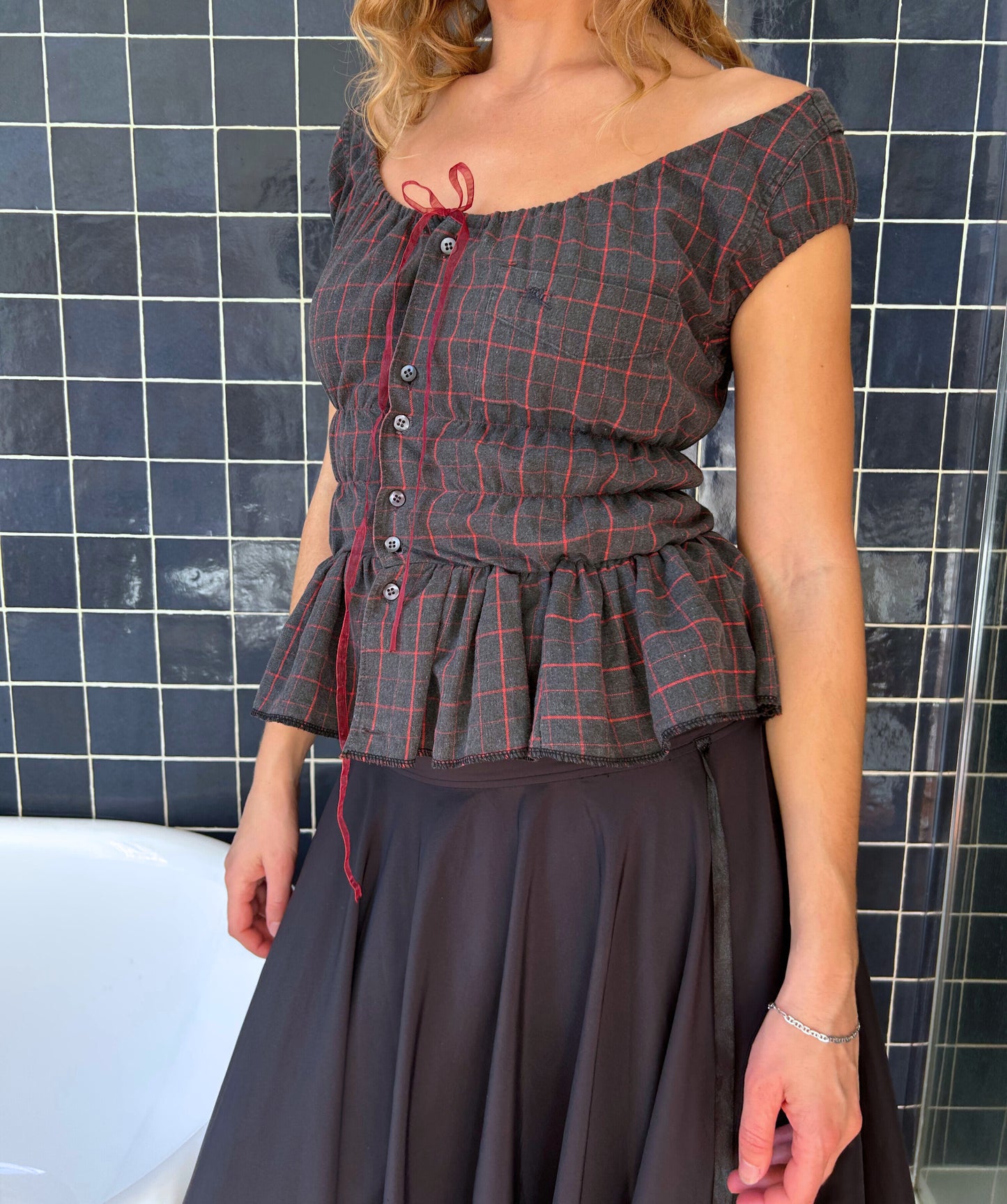 Nadene Top - karo rouge